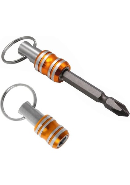 LS07-BLUE-1PCS 1/4 Inç Hex Shank Tornavida Uçları Tutucu Uzatma Çubuğu Anahtarlık Vida Adaptörü Matkap Değişimi El Tornavidaları Kolay Değişim (Yurt Dışından) indirimleri