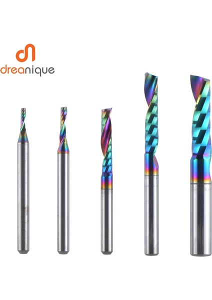 DSP1F-D1.0-L04 1 Adet Aaaaa Tek Kanallı Karbür Spiral Uçlu Değirmen 3.175 ,4 ,5 ,6 mm Spiral Alüminyum Değirmen Cnc 3D Gravür Ağaç Işleme Akrilik Dlc (Yurt Dışından)