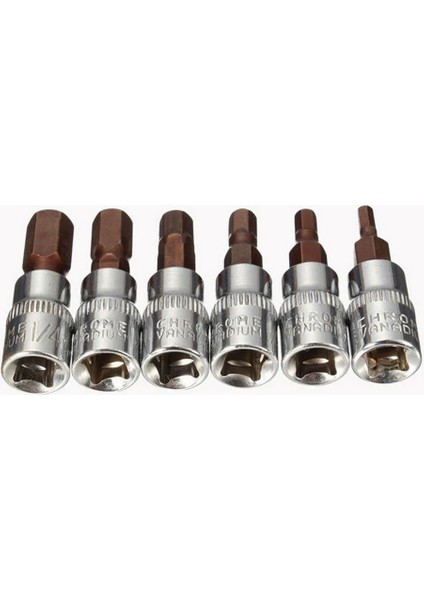 H4 1 Adet 1/4 Inç Sürücü Hex Bit Soket Seti Allen Anahtar Cırcır Sürücü Adaptör Lokma Anahtar Araba El Aletleri H3 H4 H5 H6 H7 H8 El Aleti (Yurt Dışından)