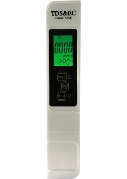 Tds-Ec-Withbacklight 3'ü 1 Arada Tds Ec Sıcaklık Monitörü 0-9999 Ppm Su Sayacı Hızlı Pcr Içme Suyu Kalitesi Test Cihazı Analizörü Akvaryum Filtre Test Cihazı (Yurt Dışından)