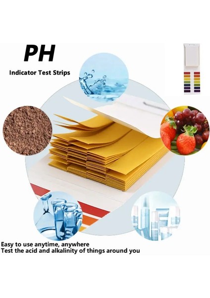 80 Adet 80 Şerit 1-14 Turnusol Kağıtları Ph Metre Toprak Asitliği Ph Göstergeleri Şerit Akvaryum Su Kalitesi Ph Test Kağıdı Kontrol Kartı ile (Yurt Dışından) modelleri