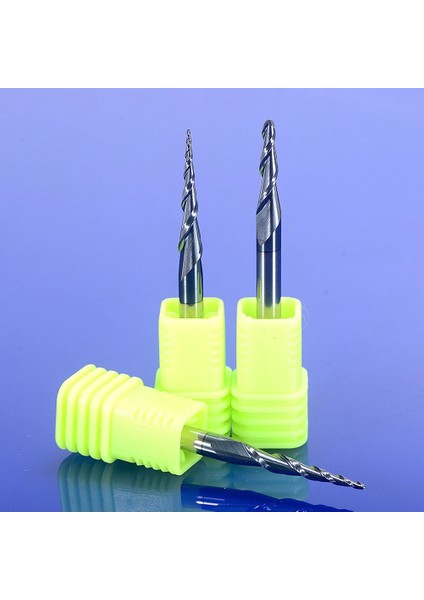 4.0XR0.25X20.5X50L Hozly 1 Adet 3.175MM 4mm 6mm 8mm Top Burun Konik Frezeler Freze Uçları Cnc Konik Ahşap Metal Freze Kesicisi Tungsten End Mill (Yurt Dışından)