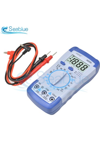 Sarı Gri 1 Adet A830L LCD Dijital Multimetre Ac Dc Gerilim Diyot Frekans Multitester Akım Test Cihazı Buzzer Fonksiyonu ile Aydınlık Ekran (Yurt Dışından)