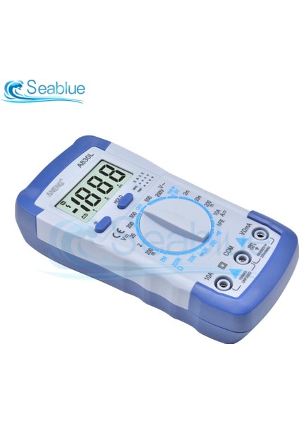 Sarı Gri 1 Adet A830L LCD Dijital Multimetre Ac Dc Gerilim Diyot Frekans Multitester Akım Test Cihazı Buzzer Fonksiyonu ile Aydınlık Ekran (Yurt Dışından)