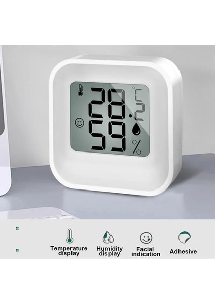 Pembe Mini Kapalı Termometre LCD Dijital Sıcaklık Odası Higrometre Ölçer Sensörü Nem Ölçer Kapalı Termometre Sıcaklık 2023 (Yurt Dışından) fiyatları