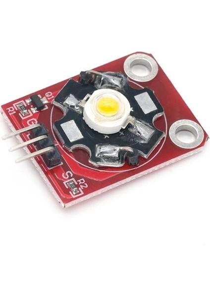 Sarı 3W Yüksek Güçlü LED Modülü Mavi/yeşil/mor/kırmızı/beyaz/sarı Arduino STM32 Avr Için Pcb Şasi ile LED (Yurt Dışından)