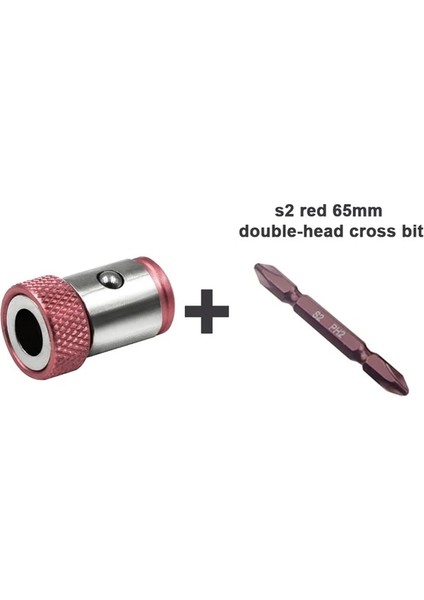 Pembe Set Manyetik Bit Tutucu Alaşımlı Elektrikli Manyetik Halka Tornavida Bit Kafa Tutucu Phillip Bit Için Korozyon Önleyici Güçlü Magnetizer (Yurt Dışından)