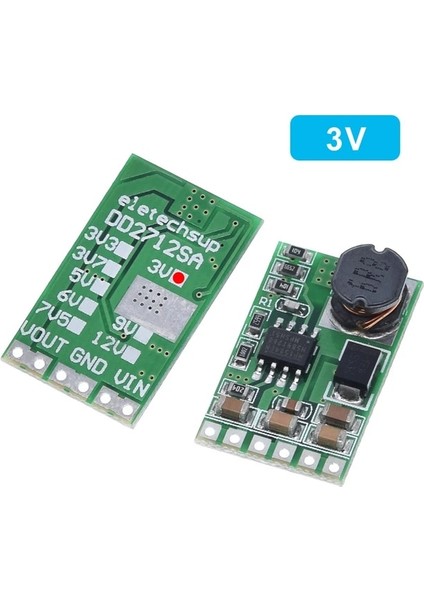 DD2712SA 3V Tzt 3.5A Dc-Dc Dönüştürücü Modülü Buck Adım Aşağı Voltaj Regülatörü Kurulu 4.5V-27V 3V 3.3V 3.7V 5V 6V 7.5 9V 12V DD2712SA (Yurt Dışından)