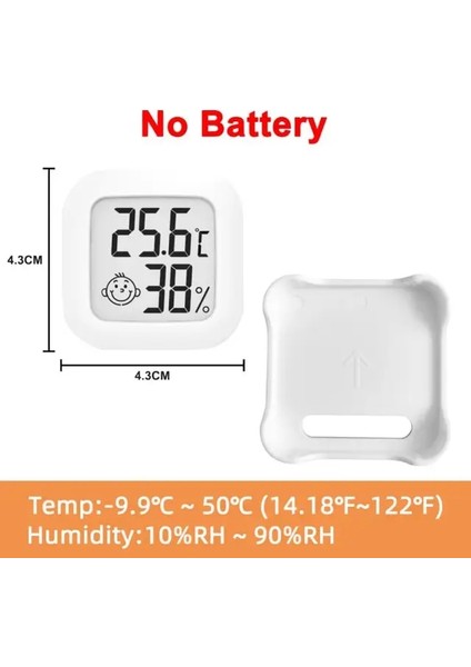 Set 1 Mini LCD Dijital Termometre Higrometre Kapalı Oda Elektronik Sıcaklık Nem Ölçer Sensör Ölçer Hava Istasyonu Ev Için (Yurt Dışından)