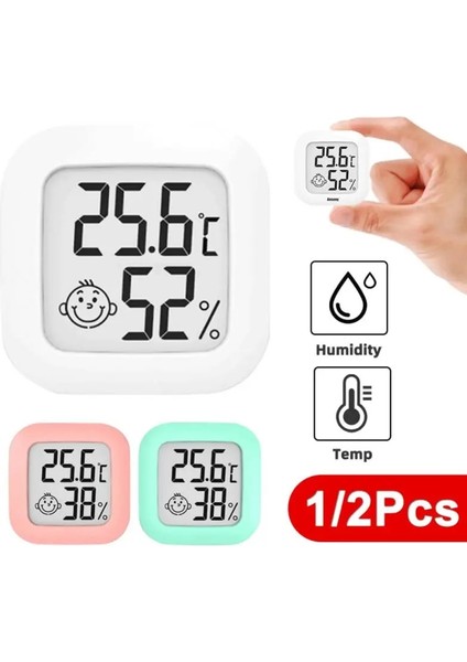 Set 1 Mini LCD Dijital Termometre Higrometre Kapalı Oda Elektronik Sıcaklık Nem Ölçer Sensör Ölçer Hava Istasyonu Ev Için (Yurt Dışından) indirimleri