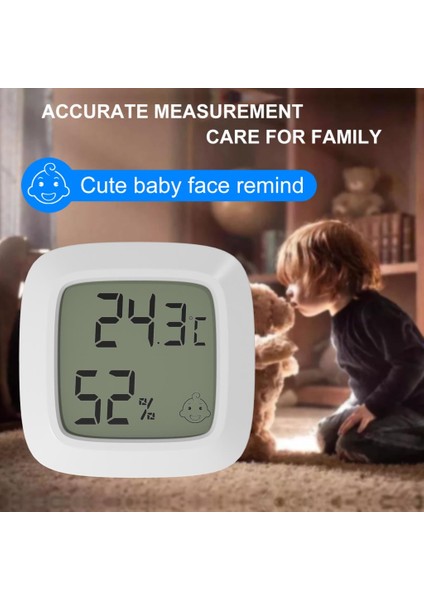 B Tipi Mini LCD Dijital Higrometre Termometre Kapalı Elektronik Sıcaklık Nem Ölçer Sensör Ölçer Hava Istasyonu Higrometro (Yurt Dışından) indirimleri