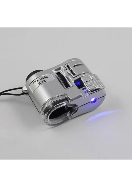60X Mini 60X LED Uv Işık Cep Mikroskop Takı Büyüteç Büyüteç Taşınabilir El Büyüteç Para Dedektörü (Yurt Dışından) modelleri