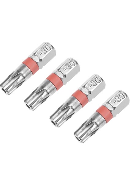 Sarı T9 Uxcell 4 Adet S2 T6/9/10/15/20/25/30/40 Güvenlik Torx Tornavida Uçları, 1/4 "hex Shank 25MM Uzun, Farklı Renkler, Dıy El Aletleri (Yurt Dışından)