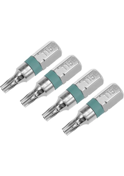 Sarı T9 Uxcell 4 Adet S2 T6/9/10/15/20/25/30/40 Güvenlik Torx Tornavida Uçları, 1/4 "hex Shank 25MM Uzun, Farklı Renkler, Dıy El Aletleri (Yurt Dışından)