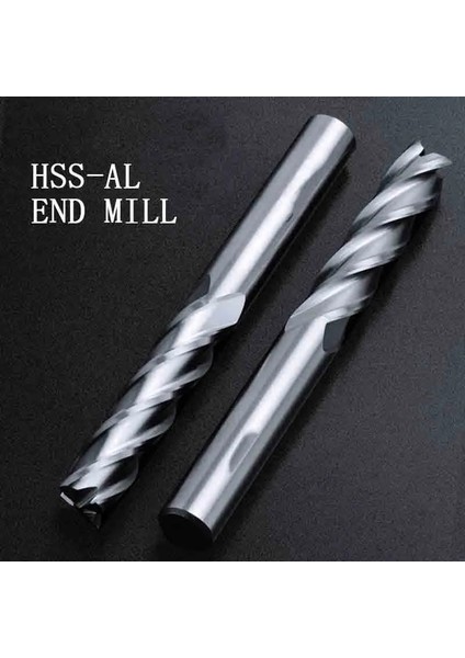 9X10DX75L Hss-Al 2 Flüt Xuhan Frezeler Yüksek Hassasiyetli Hss Metal Kesici Kobalt D1-25MM 2 3 4 Flüt Diş Alüminyum Freze Aracı Anahtar Koltuklu Yönlendirici Bit (Yurt Dışından)
