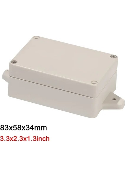 A-83X58X34MM 1 Adet IP67 Su Geçirmez Elektronik Proje Kutuları Plastik Abs Beyaz Açık Bağlantı Kutusu Enstrüman Muhafaza Kutusu Anti-Statik Sıcak Satış (Yurt Dışından)