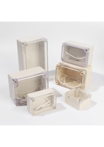 A-83X58X34MM 1 Adet IP67 Su Geçirmez Elektronik Proje Kutuları Plastik Abs Beyaz Açık Bağlantı Kutusu Enstrüman Muhafaza Kutusu Anti-Statik Sıcak Satış (Yurt Dışından)