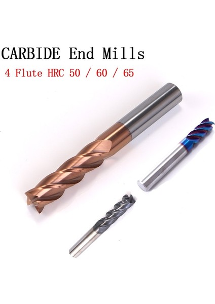 1.5X4DX50L,1 Adet Hrc 60 1 Adet Set Kesme HRC50 HRC60 HRC65 4 Flüt 4mm 5mm 6mm 8mm 12MM Alaşım Karbür Freze Tungsten Çelik Freze Kesici Uç Freze (Yurt Dışından) fırsatları