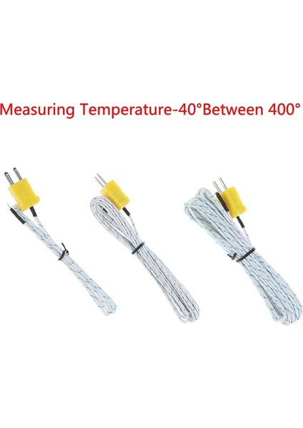 TM-902C TES-1310 Için 5m Tel Sıcaklık Testi K-Tipi Tp-01 Termo Sensör Probu (Yurt Dışından)