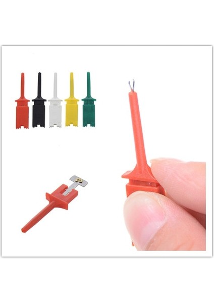 10 Adet 10/5 Adet/takım Test Kanca Smd Ic 6 Renk Klip Grabbers Test Probu Elektronik Test Kapmak Timsah Klip Kanca Testi Klip (Yurt Dışından) indirimleri