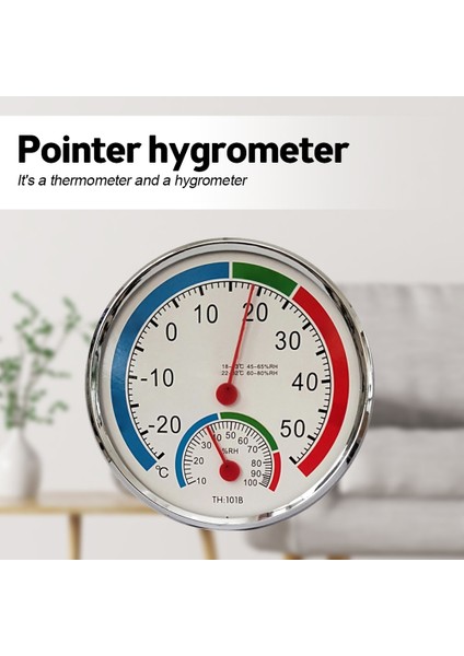 Beyaz 2 In 1 Pointer Termometre Termohigrometre Kapalı Açık Higrometre Duvara Monte Masaüstü Sıcaklık Nem Ölçer Ev (Yurt Dışından) indirimleri