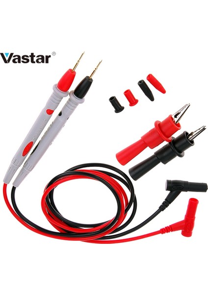 Hiçbir Klip Vastar 110CM Evrensel Multimetre Probu Test Uçları Dijital Multimetre Feelers Multimetre Tel Kablo Kalem Ucu (Yurt Dışından) modelleri