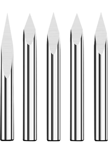 6X60DEG.X0.2 Vsharp 3 Kenarları 6mm Karbür V-Şekli Gravür Bit Üçgen Freze Kesici Ahşap Akrilik Pvc Yeşim Metal Cnc Aracı Gravür Oyma (Yurt Dışından) fırsatları