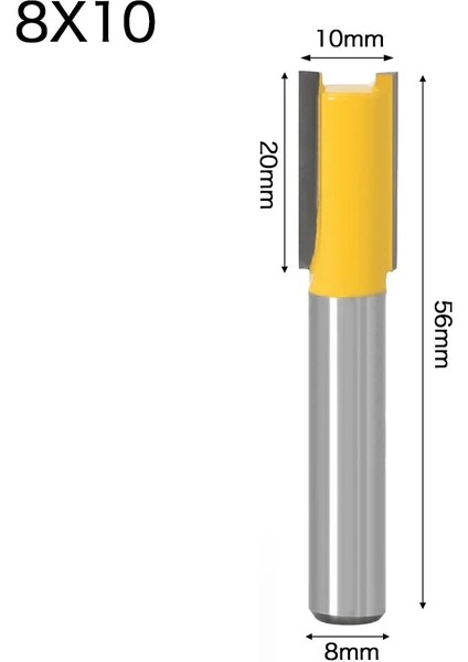 10MM 1 Adet 8mm Shank Gömme Trim Yönlendirici Bit Düz Yönlendirici Bit Shank Alt Ahşap Temizleme Ucu Freze Kesicisi Ağaç Işleme Araçları (Yurt Dışından) indirimleri