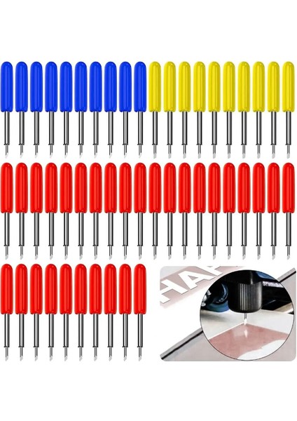 45 Derece 10 Adet/paket Maker Için Cricut Bıçakları Için Ince Uçlu Bıçakların Değiştirilmesi Cricut Makinesi Için 30° 45° 60° Derin Kesme Bıçakları Paketi (Yurt Dışından) fiyatları