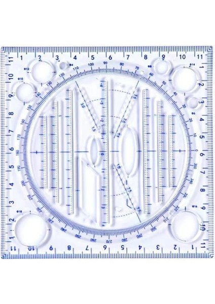 Siyah Dönebilen Çizim Cetveli Öğrenci Matematiksel Stereo Geometri Sanat Tasarım Şablonu (Yurt Dışından) fırsatları