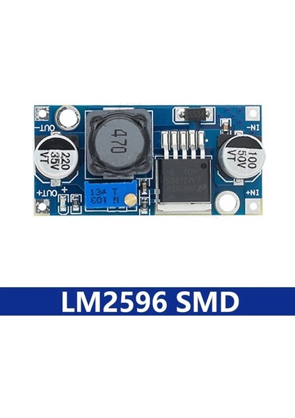 LM2596 Smd LM2596 LM2596S Adj Güç Kaynağı Modülü Dc-Dc Kademeli Güç Kaynağı Regülatör Modülü 3A Voltaj Regülatörü 24V 12V 5V 3V (Yurt Dışından)