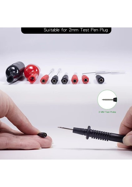Turuncu Ab Standardı, 2 Adet Arka Prob Enstrüman Parçaları Aksesuarları Test Probu Multimetre 2mm Arayüzü Çok Çaplı 0.7mm Ince Test Cihazı Delinme Delinme (Yurt Dışından) fırsatları