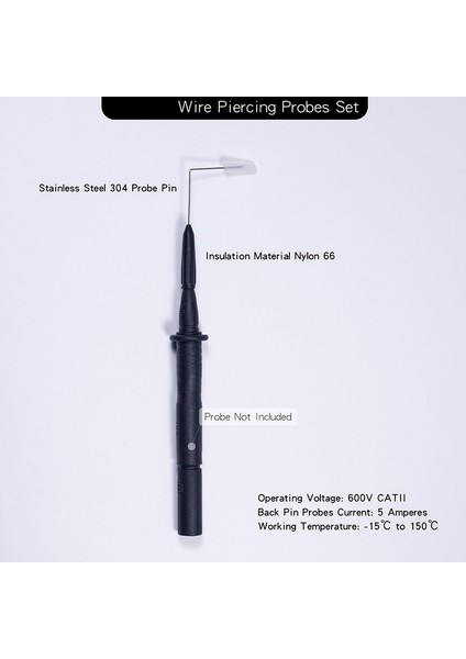 Turuncu Ab Standardı, 2 Adet Arka Prob Enstrüman Parçaları Aksesuarları Test Probu Multimetre 2mm Arayüzü Çok Çaplı 0.7mm Ince Test Cihazı Delinme Delinme (Yurt Dışından) indirimleri