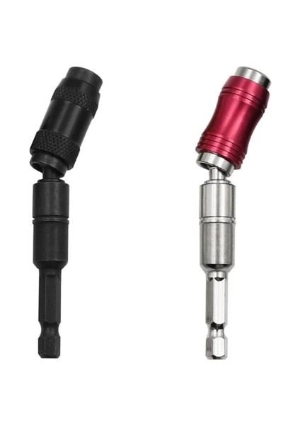 2 Adet C 1/4 "altıgen Manyetik Halka Tornavida Uçları Hızlı Değişim Sürücü Kılavuzu Matkap Uzatma Çubuğu El Aletleri Dar Alanlar Için Matkap Ucu (Yurt Dışından)