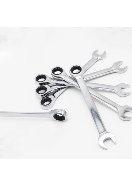 8mm 1 Adet Cırcır Kombinasyonu Anahtar Anahtarı ve Halka Dişli El Aletleri Soket Tork Bıçak Somun Araçları Bir Dizi Anahtar (Yurt Dışından)