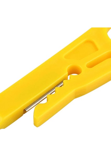 Sarı Pelacables Pequeño Pelacables Herramienta Pelacables Basit Çok Işlevli Pequeño Cuchillo Amarillo (Yurt Dışından)
