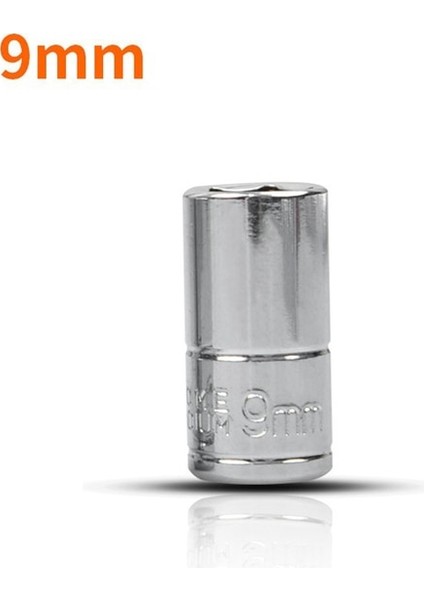 9mm 1/4 Soket Anahtarı Kafa Kol Çift Uçlu El Aletleri Oto Tamir Aracı Muhafaza Temizleme Aracı Arabası Standart 4-14 mm Cırcır Anahtarı Kullanımı (Yurt Dışından)