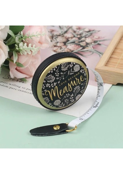 Ordu Yeşil Taşınabilir Retro Dikiş Vintage Mini Santimetre Inç Rulo Mezura Cetvel Pu Deri Mezura (Yurt Dışından)