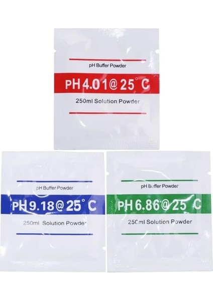Ph 4.01 6.86 9.18 Yieryi Ph Tampon Tozu Ölçü Kalibrasyon Çözümü Ph4.01 6.86 9.18 7.00 10.01 Ph Test Cihazı Için Kalibrasyon Noktası (Yurt Dışından)