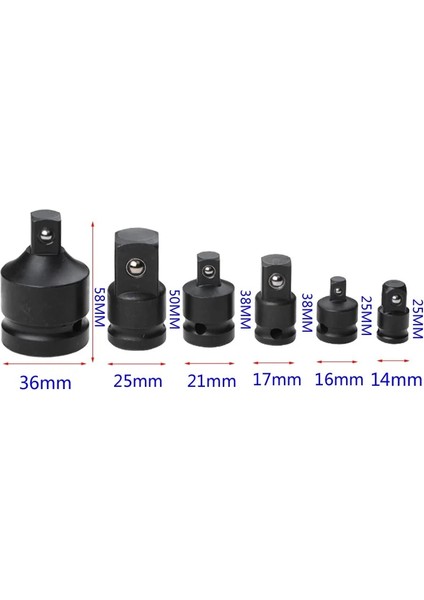 12TO38 Soket Dönüştürücü Adaptör Redüktör Seti 1/2 Ila 3/8 3/8 Ila 1/4 3/4 Ila 1/2 Darbe Soket Adaptörü Araba Bisiklet Için Garaj Tamir Aracı (Yurt Dışından)