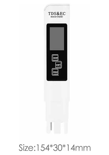 Su Test Cihazı C Tds Metre Su Kalitesi Test Cihazı Otomatik Kalibrasyon 0-990PPM Yüzme Havuzları Içme Suyu Akvaryumları Için Saflık Su Sayacı (Yurt Dışından)
