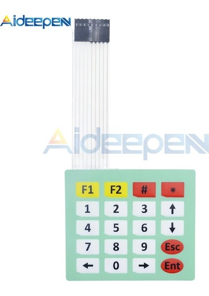 1x2 Beyaz 1*2 1*3 1*4 1*5 1*6 4*3 4*4 4*5 Anahtar Düğmesi Membran Anahtarı Tuş Takımı Matris Dizisi Klavye Kontrol Paneli Pad Dıy Kiti Arduino Için (Yurt Dışından) modelleri