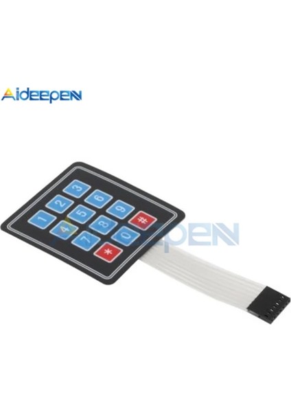 1x2 Beyaz 1*2 1*3 1*4 1*5 1*6 4*3 4*4 4*5 Anahtar Düğmesi Membran Anahtarı Tuş Takımı Matris Dizisi Klavye Kontrol Paneli Pad Dıy Kiti Arduino Için (Yurt Dışından) fırsatları