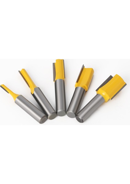 8X12.7 5 Adet 8mm Shank Düz Ağaç Işleme Yönlendirici Bit Seti Marangoz Freze Kesici 3/6/10/12/16MM Kesme Çapı (Yurt Dışından) indirimleri