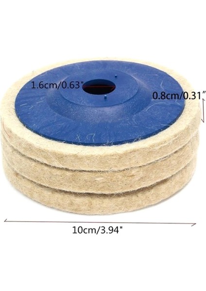Yeşil 1 Adet 100MM Yün Parlatma Çarkı Parlatma Pedleri Açı Öğütücü Tekerlek Keçe Parlatma Diski Parlatıcı Sıcak Satış! (Yurt Dışından) fiyatları