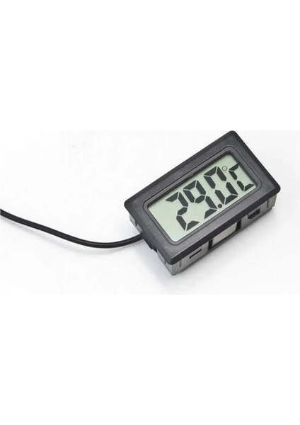 Beyaz Elektronik Termometre Uygun Sıcaklık Sensörü LCD Dijital Su Geçirmez Akvaryum Aksesuarları Ev Termometre Mini (Yurt Dışından) fırsatları