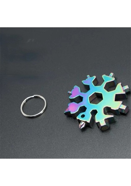 Yeni Bir Çok Aletli Taşınabilir Cep Kar Tanesi Anahtarı Cırcır Kombinasyonu Metrik Lokma Anahtar Somun Festivali Hediye Onarım Aracı Için (Yurt Dışından)