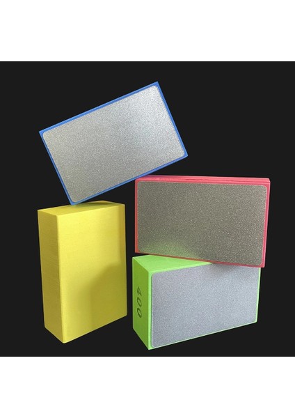 Mavi B 400 Örgü Fayans Düzeltme Elması El Parlatma Pedleri Elektrikli El Aletleri Taş Parlatma El Silecek Çapak Alma El Pedleri Seramik Için Blok Pas Alma (Yurt Dışından) indirimleri