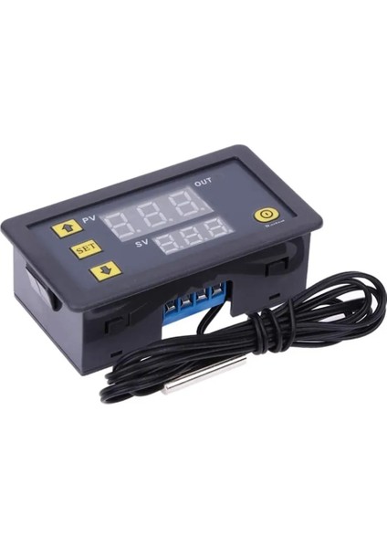 Ac 110-220V W3230 Mini Dijital Sıcaklık Kontrol Cihazı 12V 24V 220V Termostat Regülatörü Isıtma Soğutma Kontrolü Termoregülatör Sensörlü (Yurt Dışından)