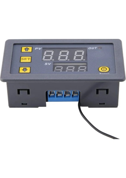 W3230 24V Dijital Ekranlı Termostat W3230, Problu ve LCD LED Ekranlı, Sıcaklık Kontrol Anahtarı Minyatür Sıcaklık Kontrol Panosu (Yurt Dışından) modelleri